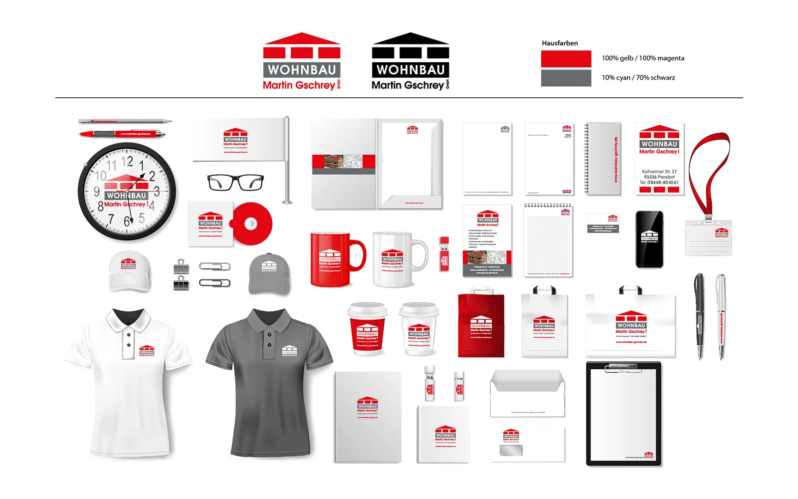 Firmenauftritt und Geschäftsausstattung – Gestaltung von DOHN Werbung