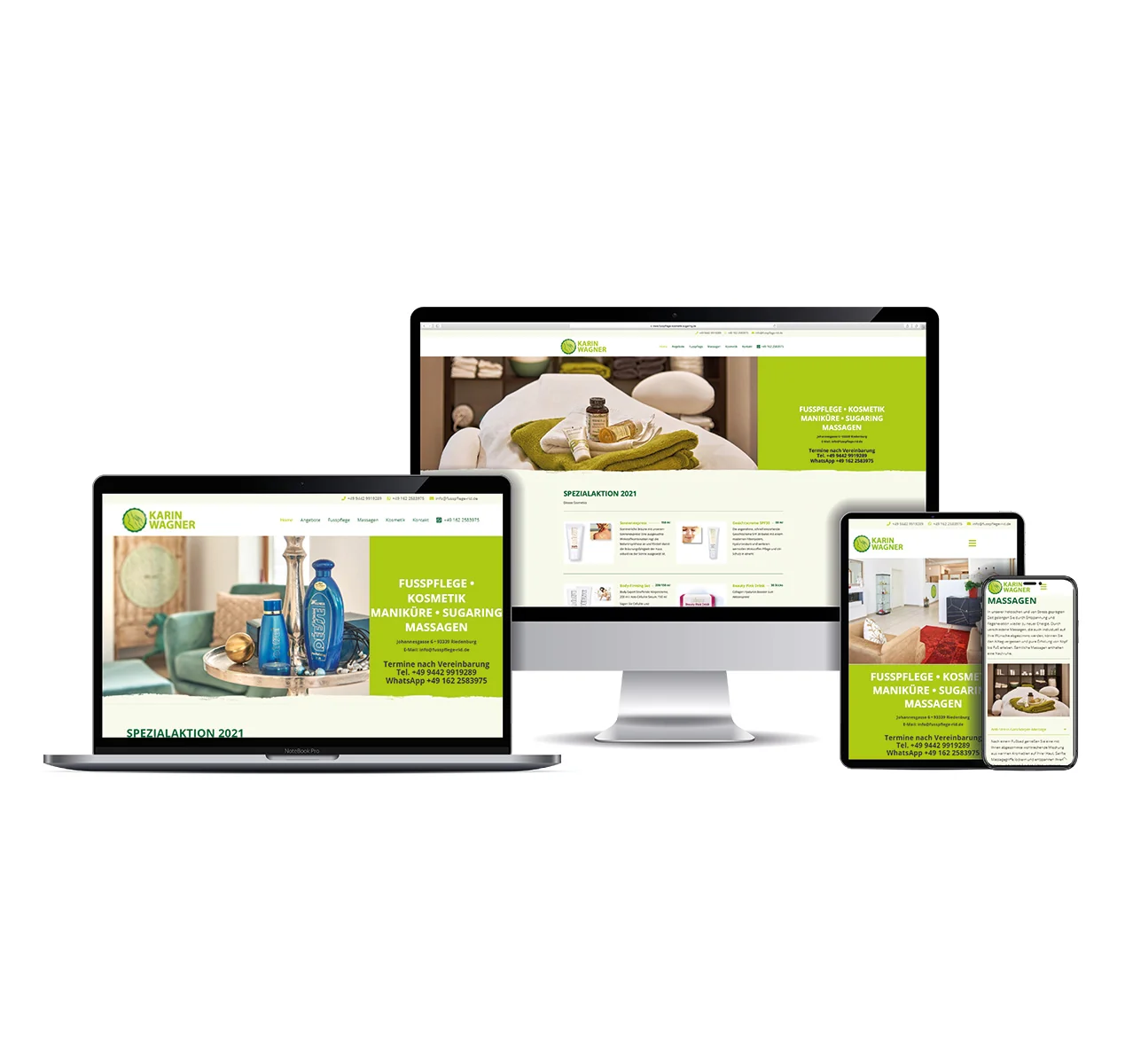 Websites auf Desktop, Tablet und Smartphone – responsive Gestaltung von DOHN Werbung